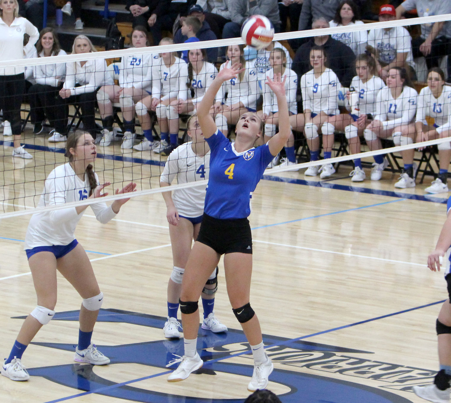 McDonell volleyball at Clear Lake 10-31-19